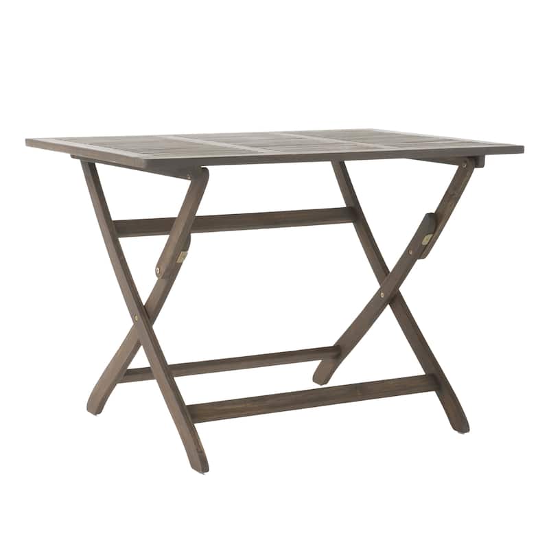5-Piece Outdoor Acacia Wood Folding Dining Set