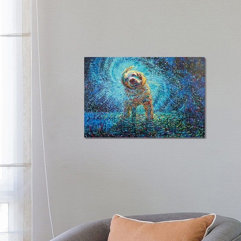 iCanvas "Labrador Jazz" by Iris Scott Canvas Print