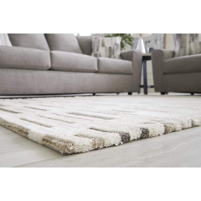 Signature Design by Ashley Leesdale Ivory/Brown/Black Rug