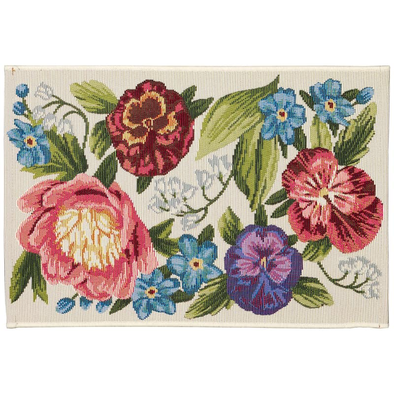 Liora Manne Esencia Secret Garden Indoor/Outdoor Mat