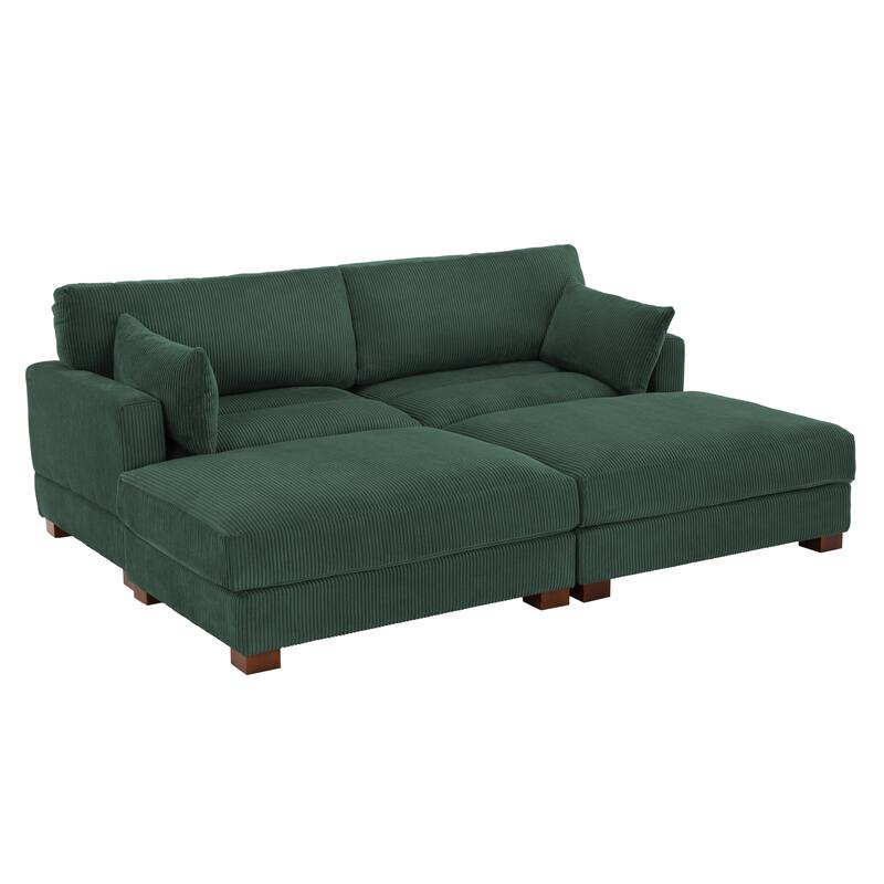 88" Convertible Larger Couch Modular Sectional Sofa Set