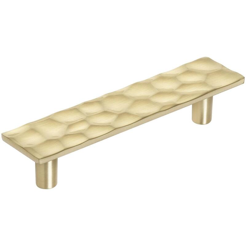 Amerock Kamari 3-3/4 Inch Center to Center Bar Cabinet Pull - Golden Champagne