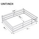 preview thumbnail 4 of 70, Full Size Montessori Floor Bed with Safety Fence, Solid Pine Wood Frame, Kids Low-Profile Bed for Boys and Girls, Easy Assembly