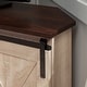 preview thumbnail 16 of 31, Middlebrook 52-inch Sliding Barn Door Corner TV Stand