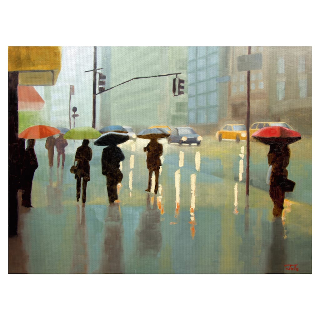 New York Reality by Tate Hamilton Canvas Art Print