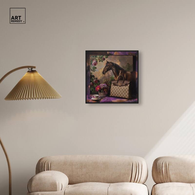 Fanciful Horse Portrait Canvas by Art Remedy