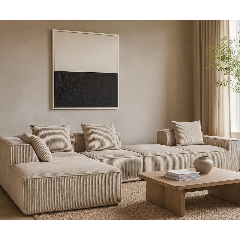 Multi Person Modular Compression Sofa That Can Be Freely Combined