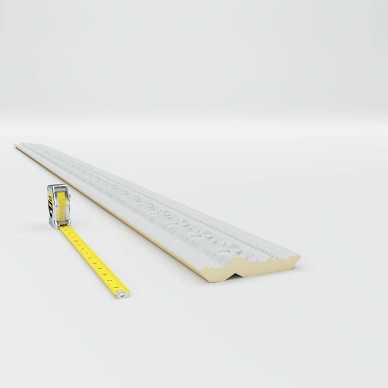 Palmetto Crown Moulding - 3 3/4"H x 4 5/8"P x 6"F x 94 1/2"L