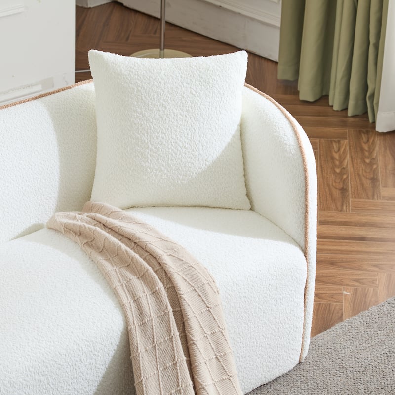 Christopher Knight Home - Tonson 82" Boucle Curved 3-Seater Sofa