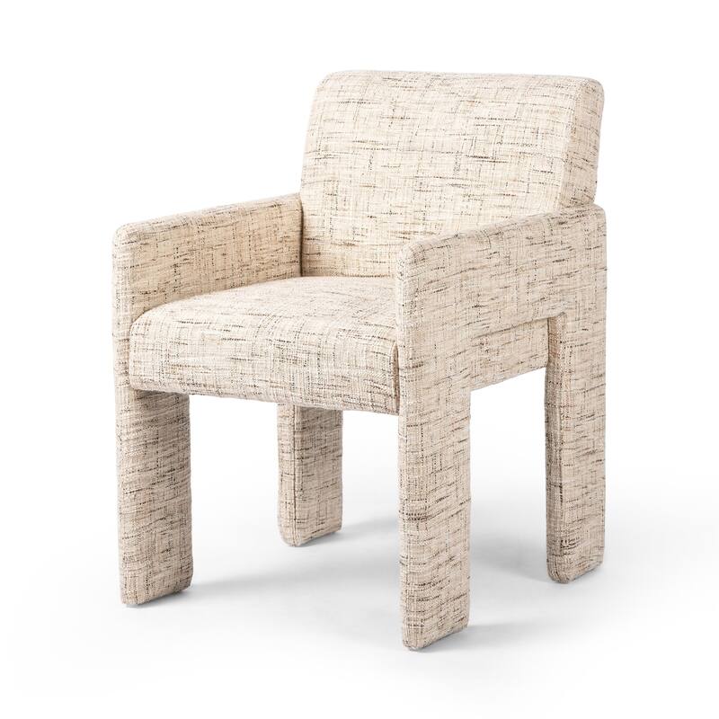 Dessa Dining Armchair-Ostend Natural - 23.25W x 27.25D x 33H - Ostend Natural