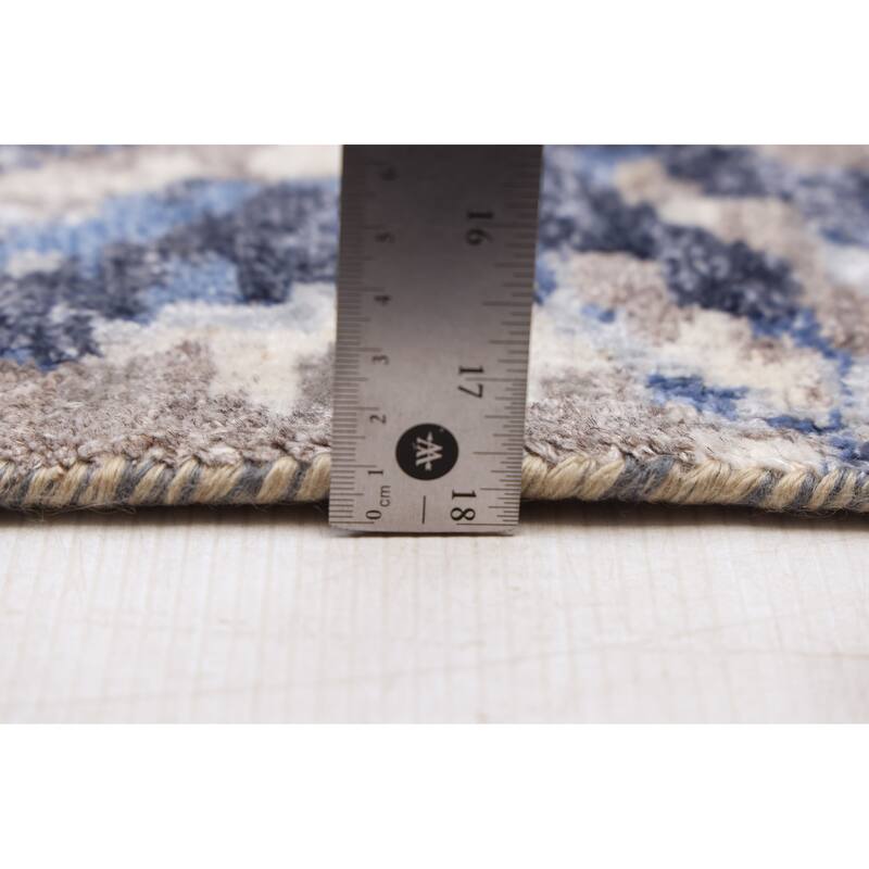 ECARPETGALLERY Hand-knotted Alma Grey Rug - 9'0 x 11'11