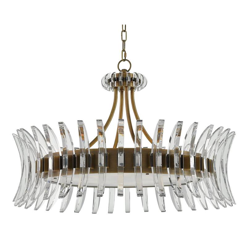 Currey & Company Coquette Chandelier - 20.25"h x 29.75"dia