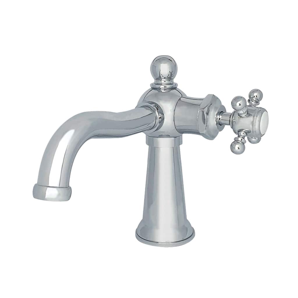 Nautical Single-Handle Bathroom Faucet with Push Pop-Up
