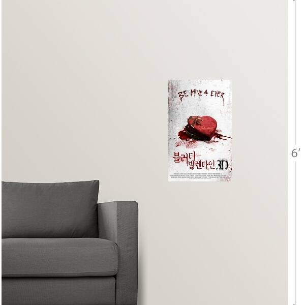 Shop My Bloody Valentine 3 D Movie Poster Korean Poster
