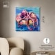 preview thumbnail 15 of 15, Pool Floatie Octopus Canvas Trendy Animal Art by Art Remedy, Gallery Wrapped