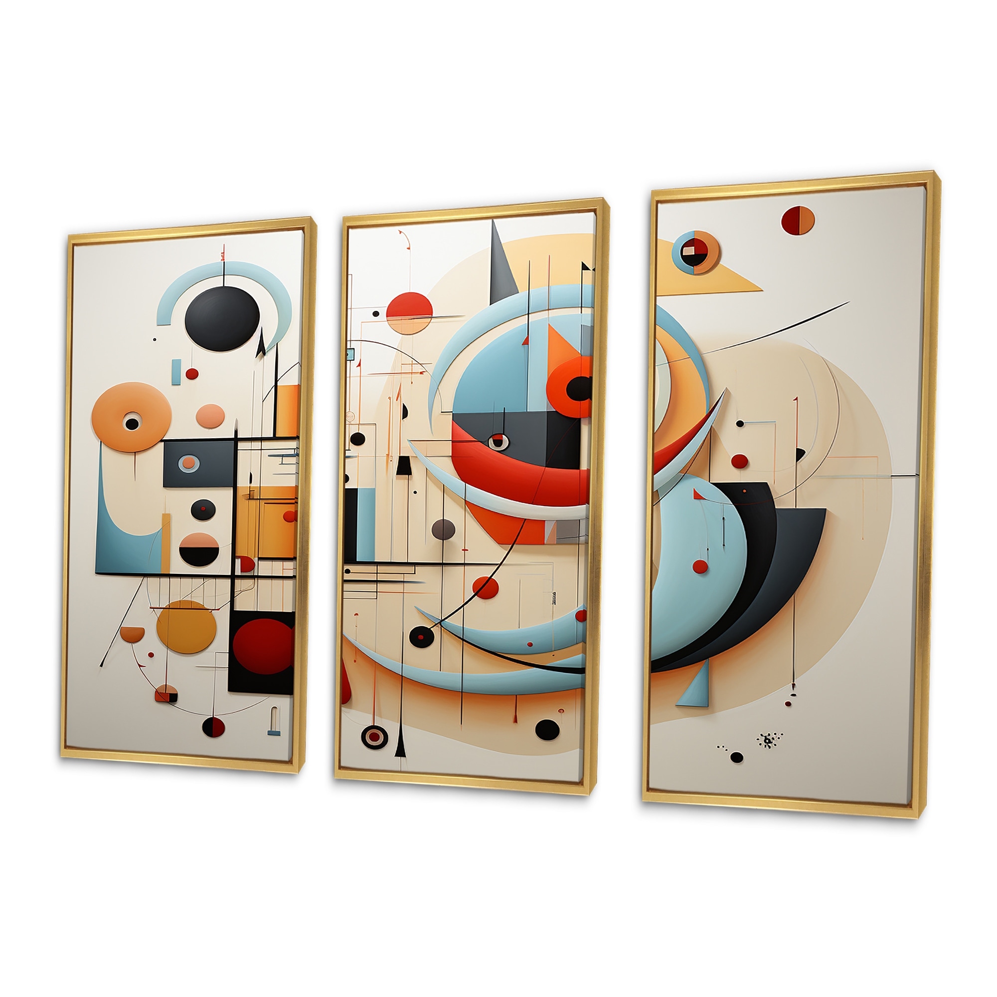 Designart - All That Jazz Geometric Expressionism - Abstract