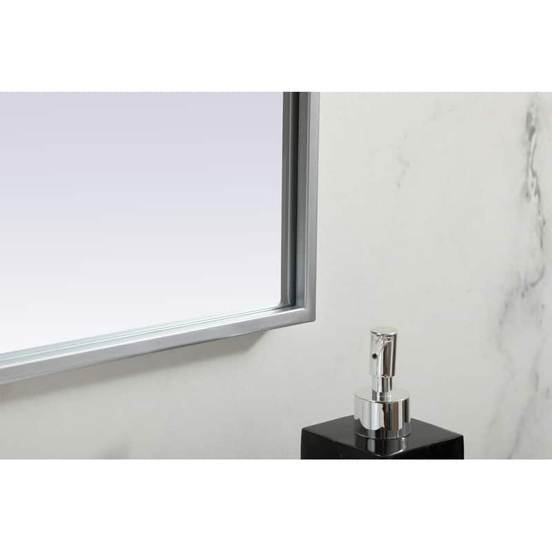 Indigo Home Metal Frame Arch Mirror 40x38 Inch