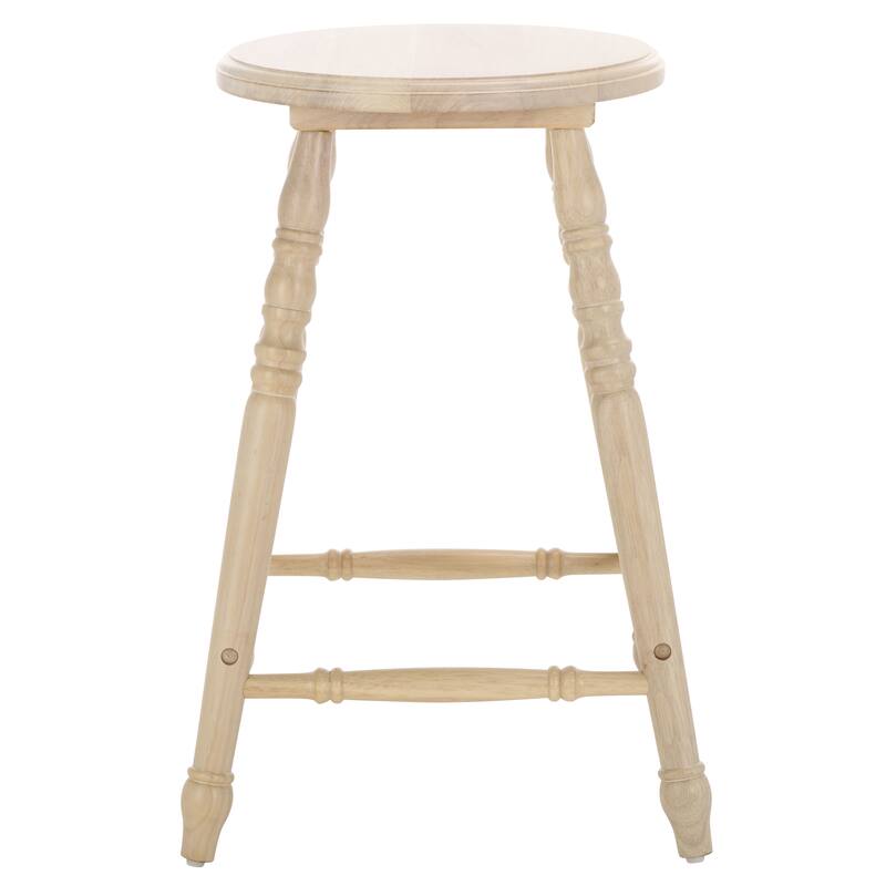 SAFAVIEH Home Sidiko 24-inch Counter Stool (Set of 2) - 16"W x 17"D x 24"H