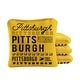 preview thumbnail 1 of 2, Pittsburgh Football Yellow Dual Sided Cornhole Bags