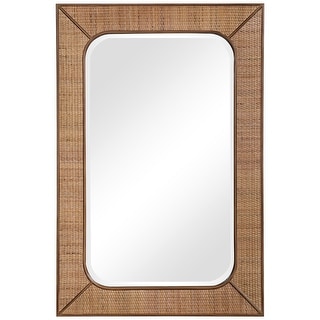 Uttermost Tahiti Rattan Mirror