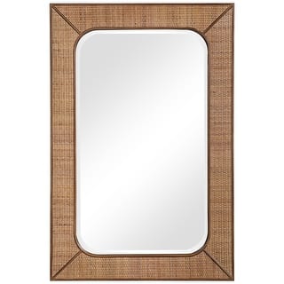 Uttermost Tahiti Rattan Mirror