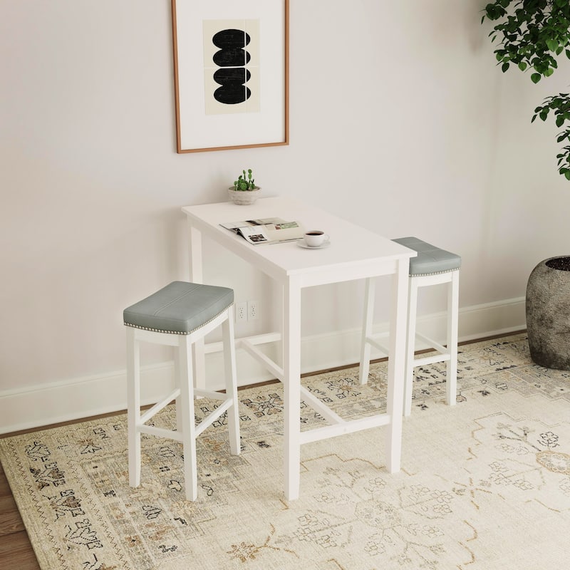 Linon Bridgeport 3-Piece Bar Dining Set