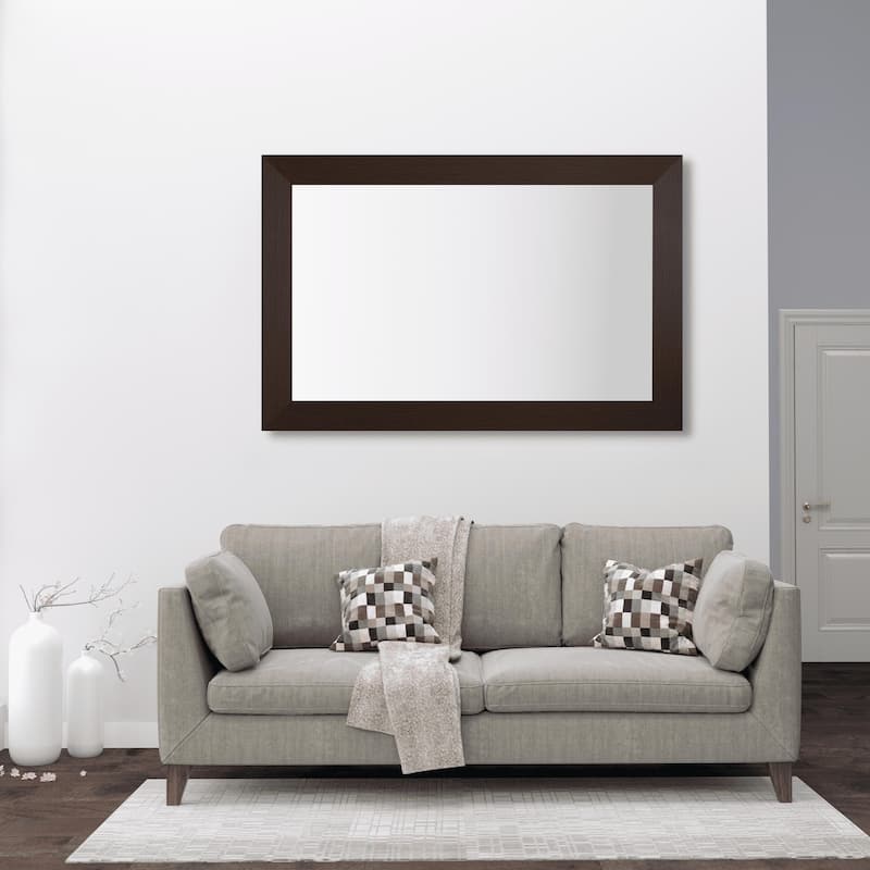 Pendleton Espresso Framed Vanity Mirror