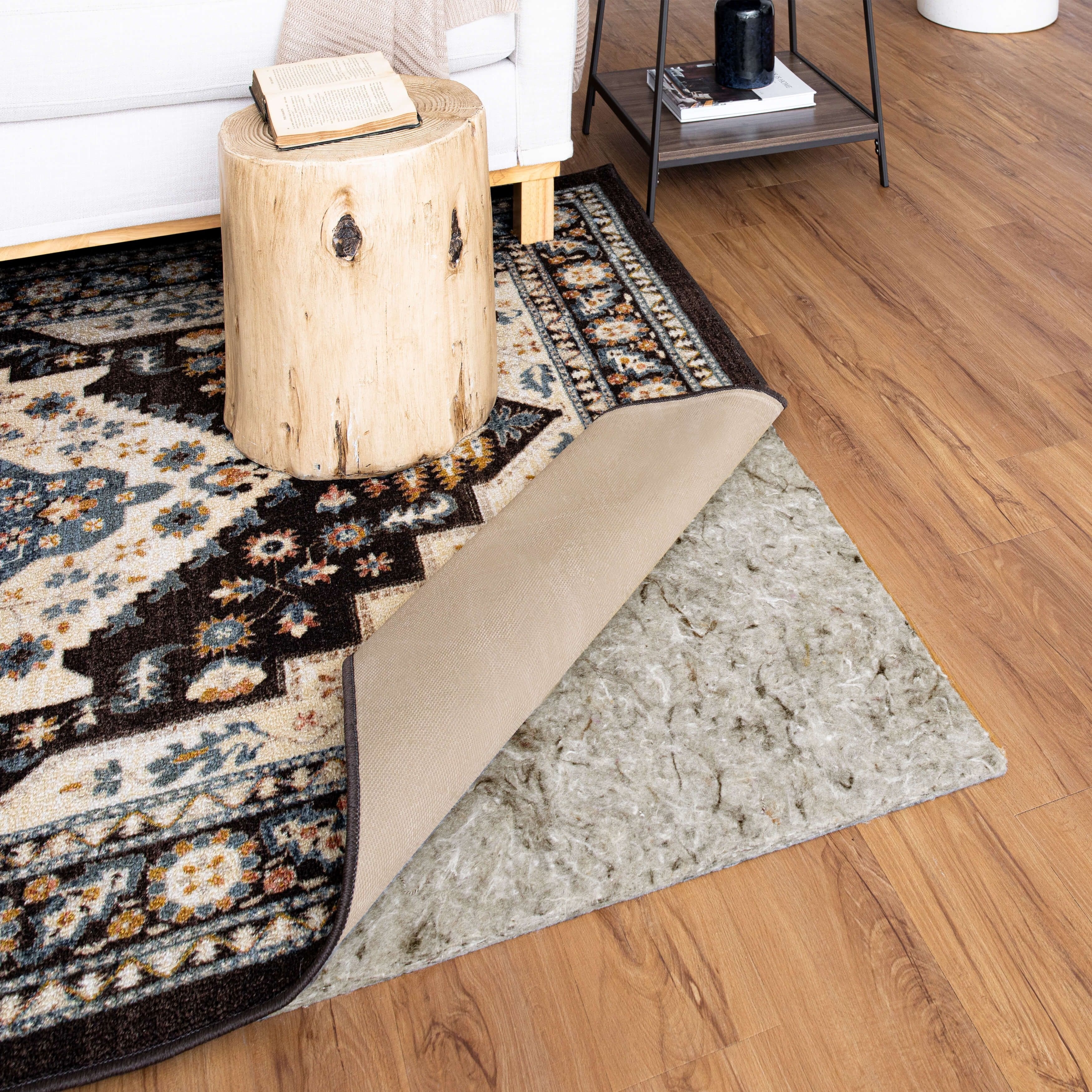 RUGPADUSA - Superior-Lock - 10'x13' - 1/4 Thick - Felt + Rubber - Premium  Non-Slip Rug Pad - Perfect for Hardwood Floors, Available in 2 Thicknesses