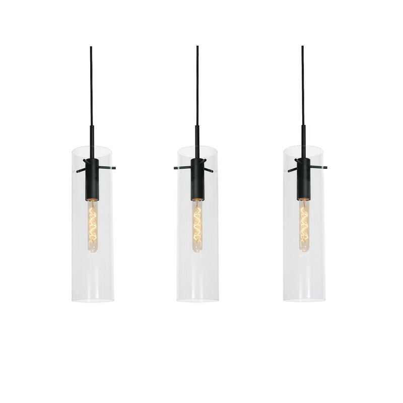 AFX VSAP05MBLNR3 Vista 3 Light 36" Wide Multi Light Pendant - Black
