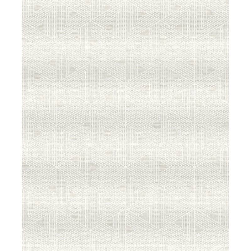 A-Street Prints Marici Dove Triangle Wallpaper