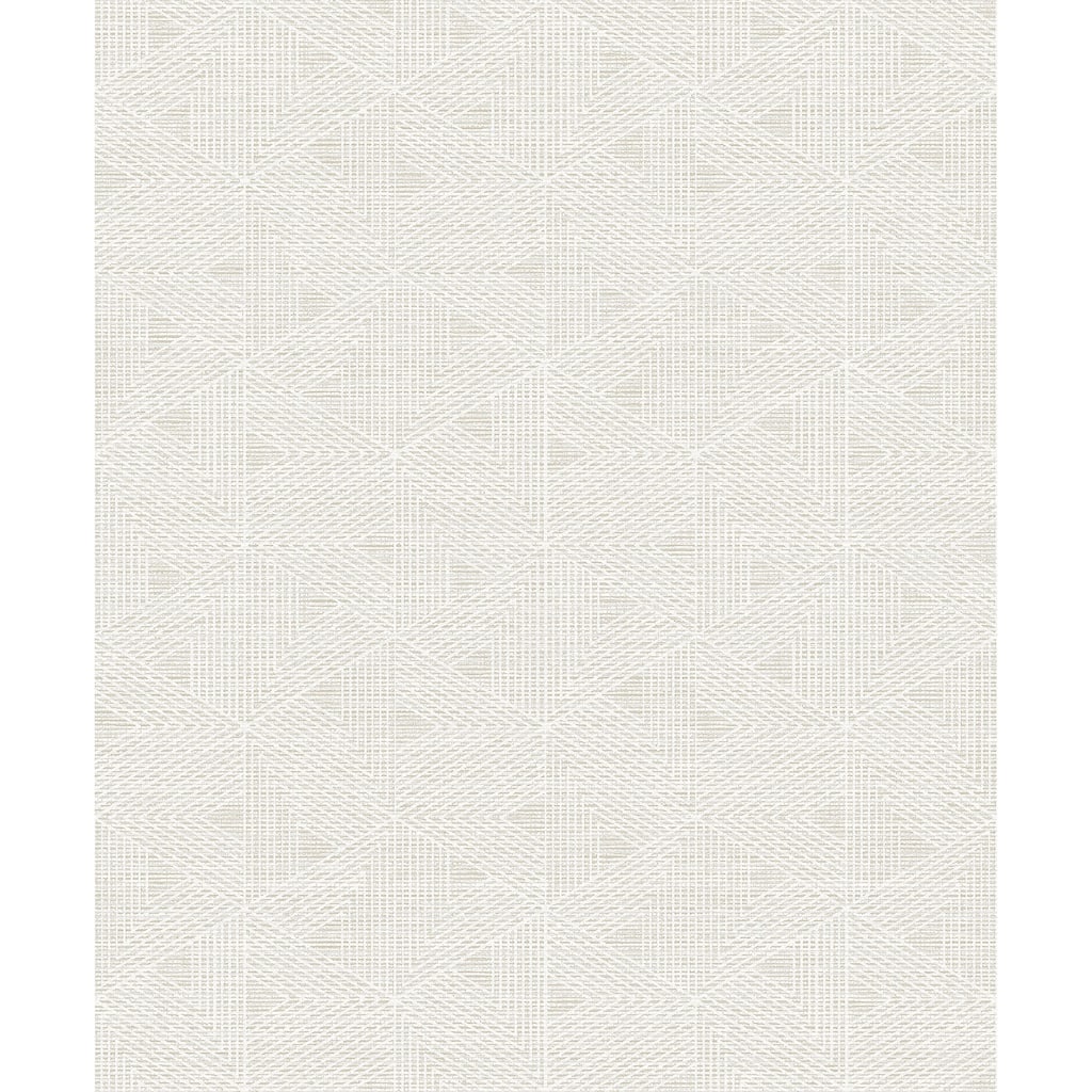 A-Street Prints Marici Dove Triangle Wallpaper