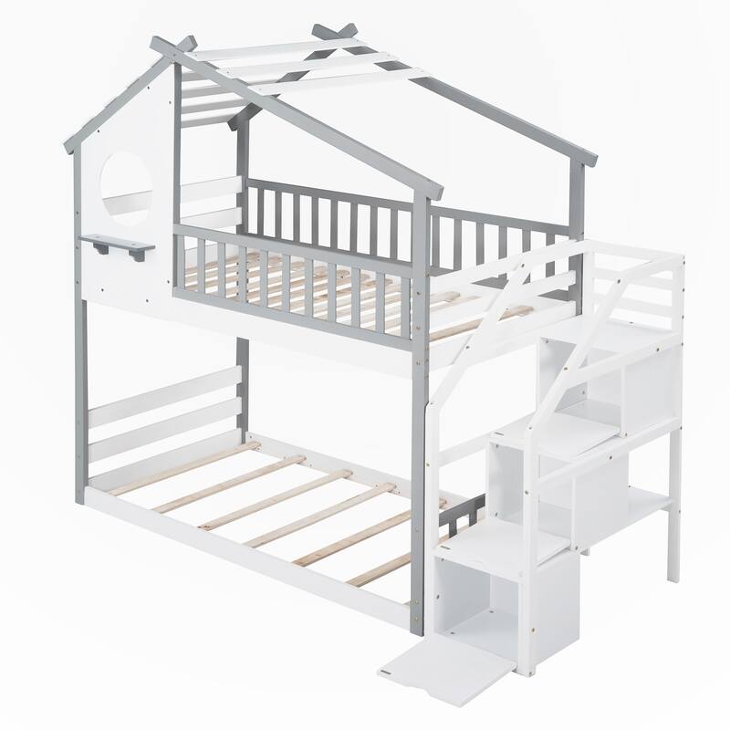 Twin-Over-Twin Bunk Bed