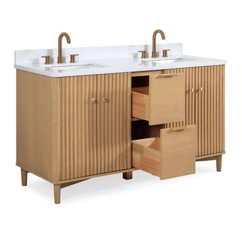48 Inch Trendy Wood Finish Bathroom Vanity