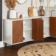 preview thumbnail 24 of 31, Middlebrook Cassandra 58-inch Mid-Century Modern 4-Door Buffet