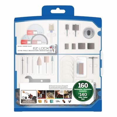 160-Piece Rotary Tool Accessory Kit