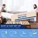 preview thumbnail 9 of 7, Twin mattress 8-10 Inch Gel Memory Foam Mattress Medium Feel-Hypoallergenic Breathable Cover mattress in a box
