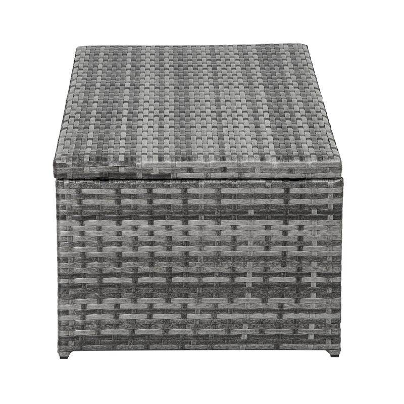 Audy Outdoor 4-Piece Cushioned Rattan Patio Furniture Chat Set