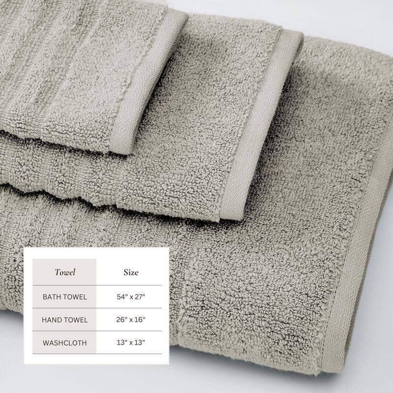 Linery & Co. Combed Cotton Bath Towel Set