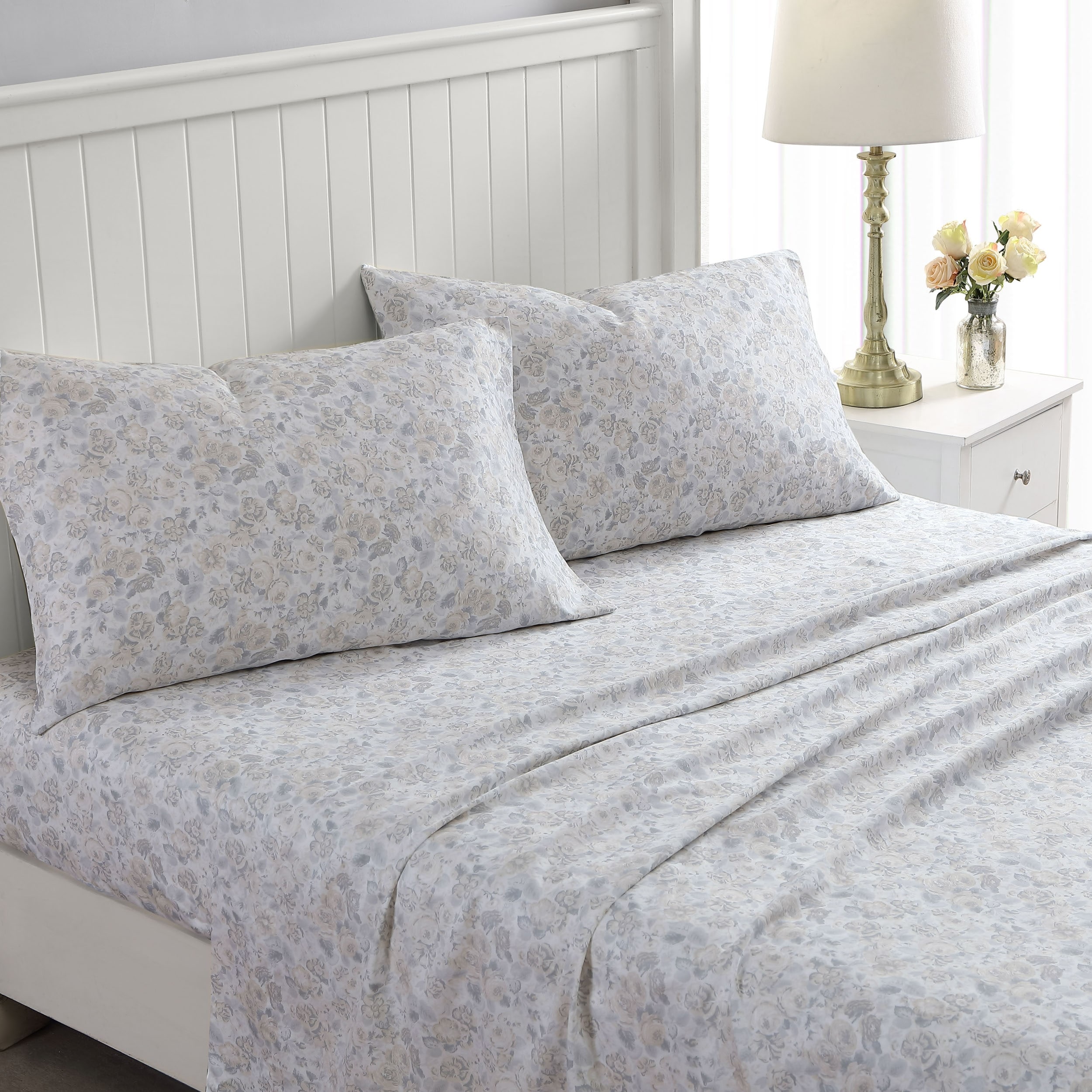 Laura Ashley 300 Thread Count Cotton Bed Sheet Set On Sale Overstock 7324834 Fiberstone planter browns / tans vhx114201. laura ashley 300 thread count cotton bed sheet set