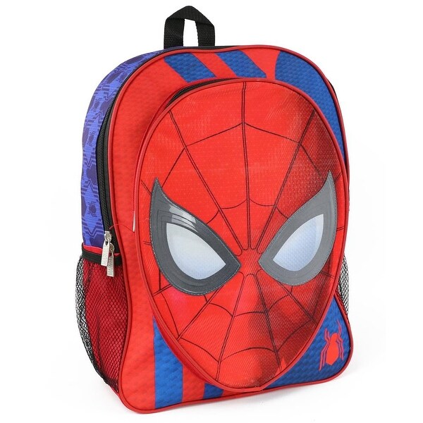 spiderman face backpack