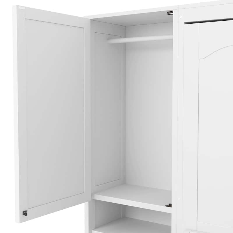 Full Size Murphy Bed with Storage