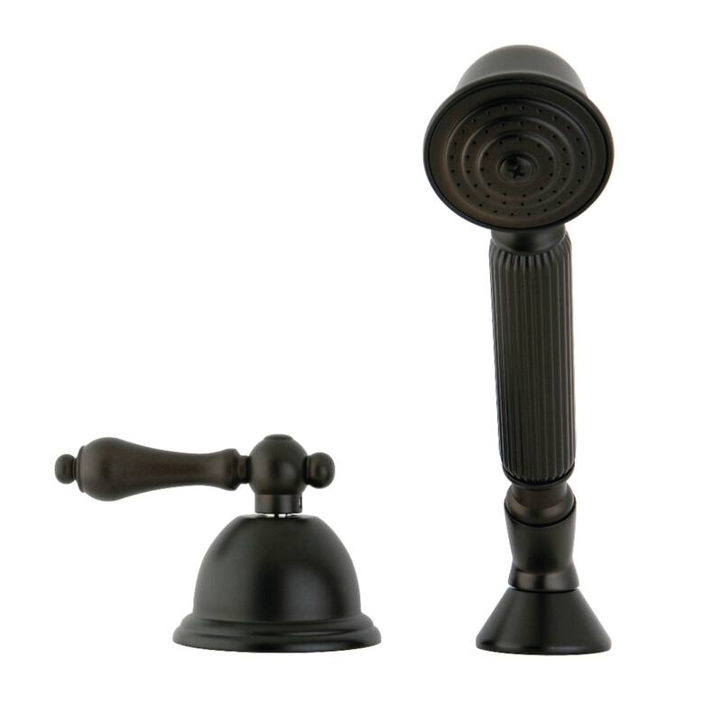 Vintage Deck Mount Hand Shower with Diverter for Roman Tub Faucet - Oil Rubbed Bronze