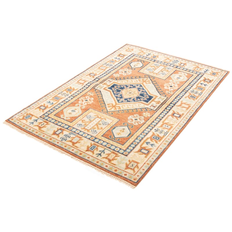 ECARPETGALLERY Hand-knotted Jules Serapi Copper Wool Rug - 5'5 x 7'10