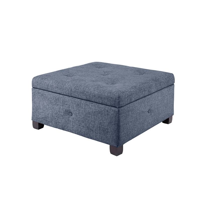 Convenient Soft Close Storage Ottoman for Effortless Use