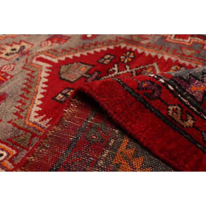 ECARPETGALLERY Hand-knotted Andelz Red Wool Rug - 3'7 x 6'7