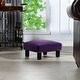 preview thumbnail 3 of 130, The Curated Nomad Performance Fabric Stardust Square Upholstered Footstool Ottoman