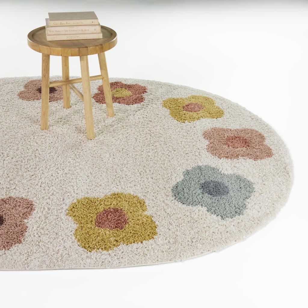 Laurel Kids Flower Border Area Rug