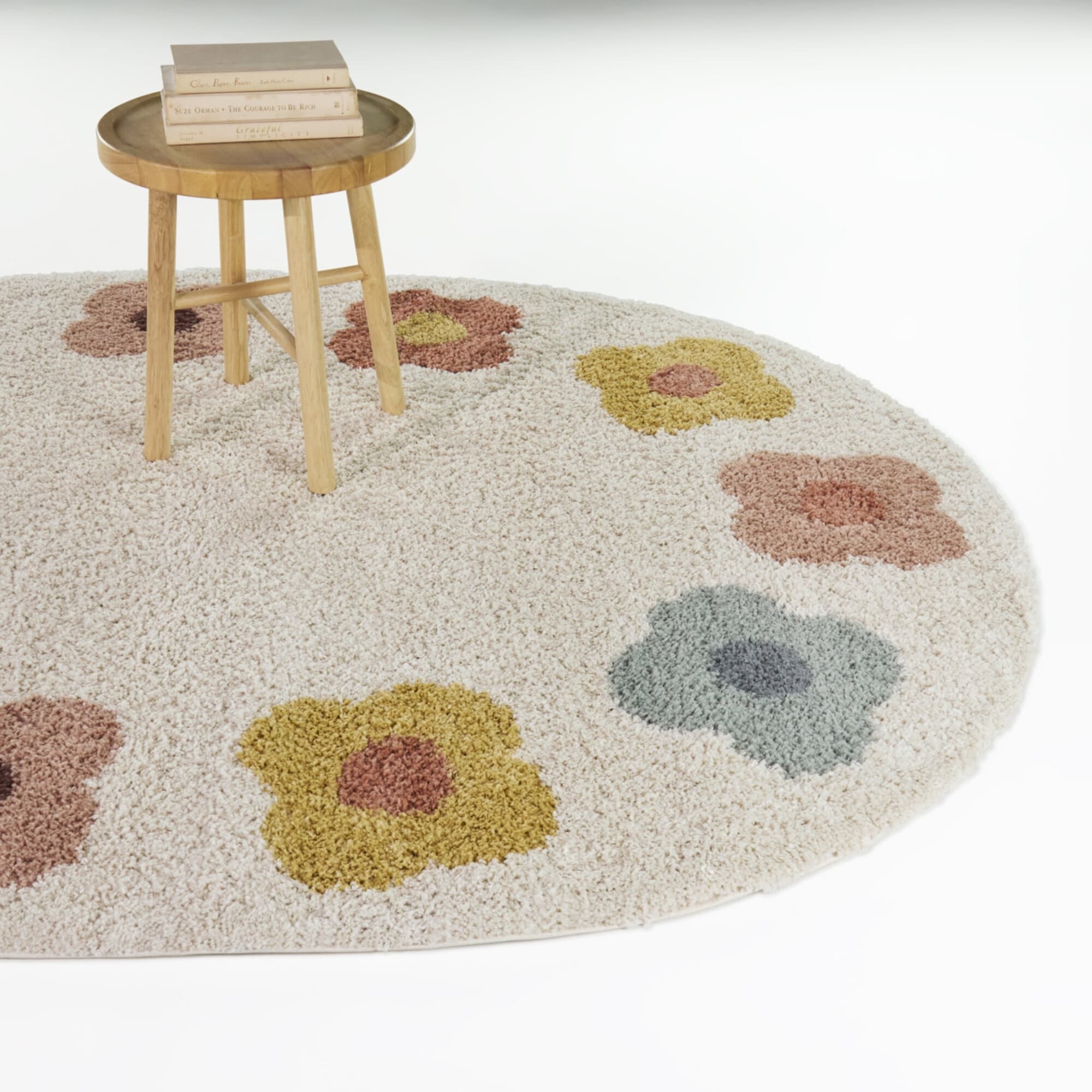 Laurel Kids Flower Border Area Rug