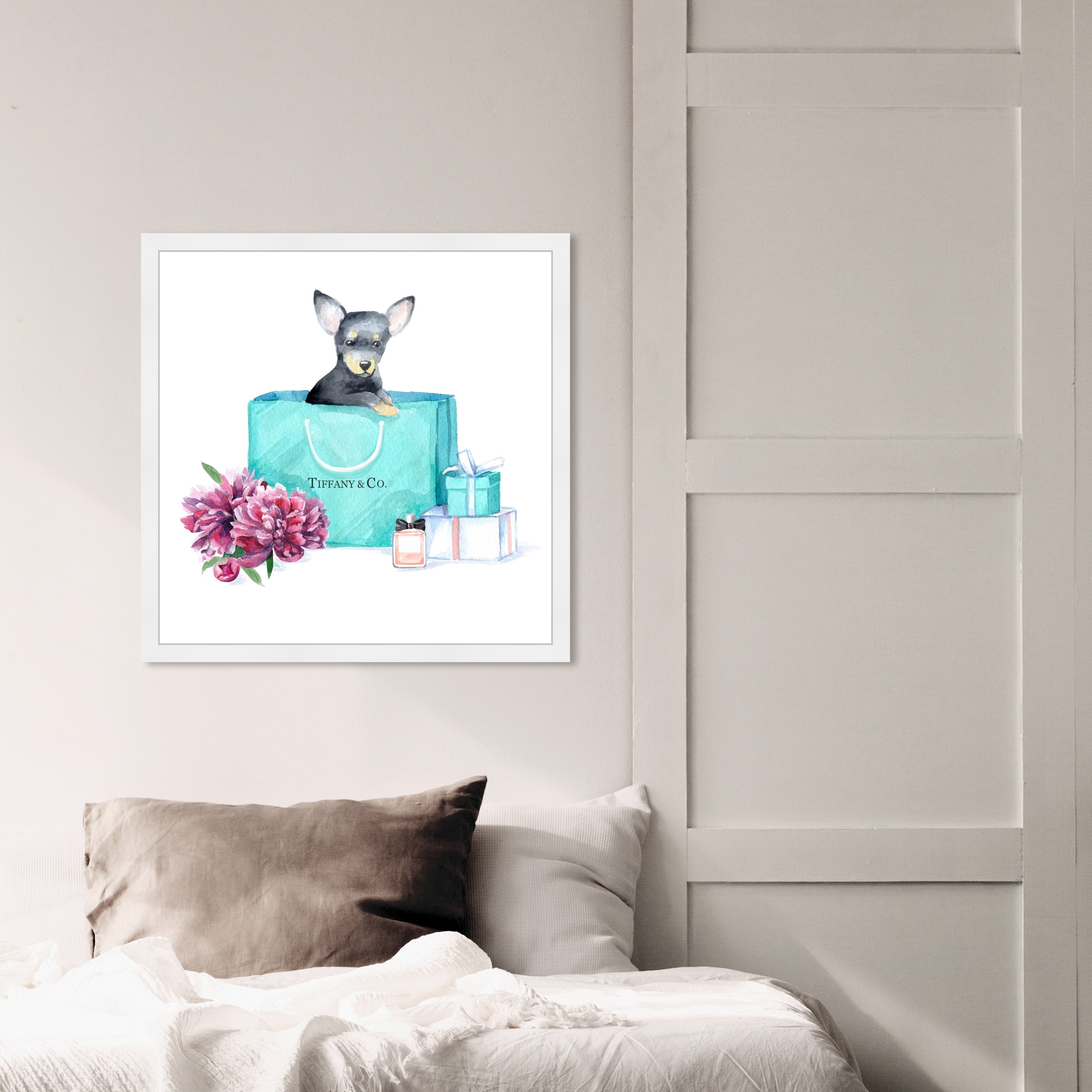 新品 オリバーガル OliverGal ACQUA CHIC CHIHUAHUA The Oliver Gal Artist Co. Oliver Gal 'Acqua Chic Chihuahua