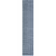 preview thumbnail 44 of 181, Nourison Essentials Solid Contemporary Indoor/Outdoor Area Rug 14' Runner - Blue/Grey